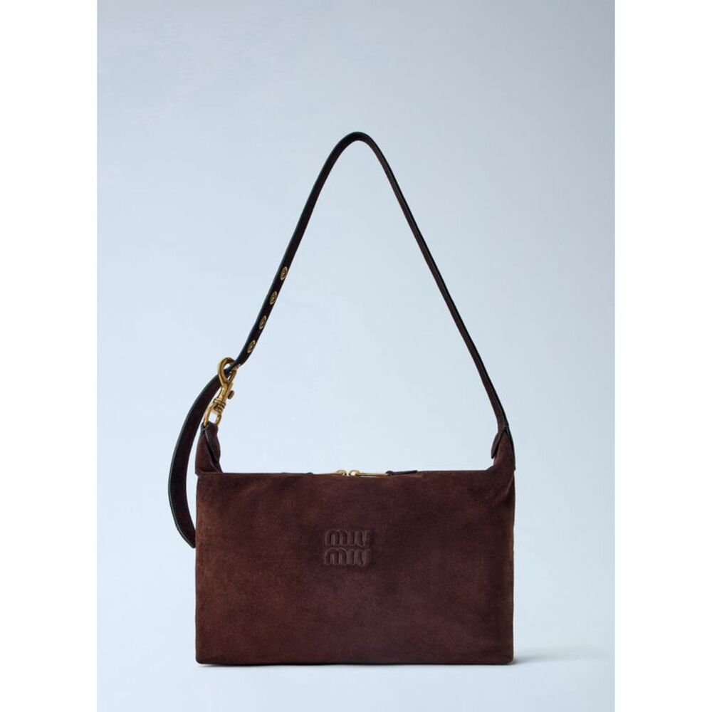 Miu Miu Women Spirit Suede Handbag